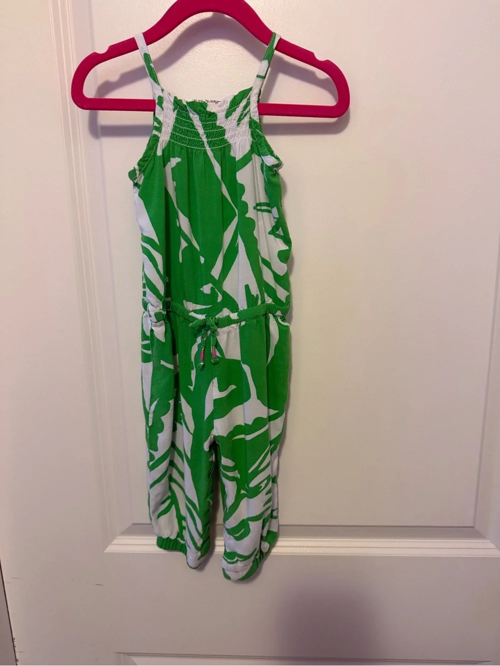 Lilly Pulitzer for Target Green Tropical Girls Jumpsuit. 20th anniversary